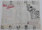 Vintage Pizza Hut Kid s Club X-men Two-sided Placemat - Joe Madureira Art - 1993