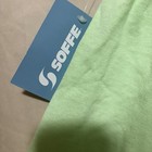 Soffe Girls Athletic Knit Cotton Shorts Washed Green Elastic Waist L 3737ght