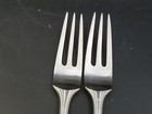 2 Vintage Dansk Jette Stainless Finland Ihq Salad Forks Mid Century Mcm