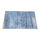 Vintage French Country Coffee Table Cast Iron Whitewashed Wood Top 50 s Coastal 