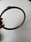 Original Queen Pat d Embroidery Hoop  7    Size  Felted  Antique