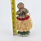 Hula Man With Ukulele Vintage Dashboard Doll  7    Tall  Video Available