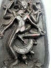 Antique Chana Dorje Buddha Indian Karmasutra Wood Hand Carved Scarab