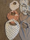 Baby Girl Drool Bib Bandanas Multiple Brands   Sizes Lot Of 17 Modern Fall Euc