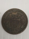 1864 Union Shield Two-cent Coin   Us Mint 2c   Lg  Motto             Free Shipping