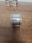 Antique Heavy Epns Napkin Ring Set Of Four - Marked Ab S Epns A1