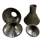 Vintage Lot Of 4 Tin Funnels Owned By Martha Stewart At Turkey Hill Kitchen