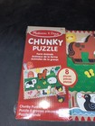 Melissa And Doug Wooden Chunky Puzzle - Farm Animals - Ages 2   Up - Nip