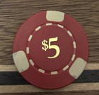  1 Vintage Casino Poker Chip Unidentified