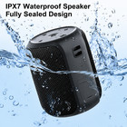 Portable Bluetooth Speaker Ipx7 Waterproof Wireless Deep Bass 18h Playtime Black