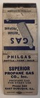 Superior Propane Gas Company East Dubuque Il Illinois Vintage Matchbook Cover