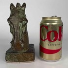 Pair Art Deco Mcclelland Barclay Bronze Finish Metal Horse Equestrian Bookends