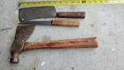 Vintage Old Hickory Knife  vintage Hatchet  butcher Knife Read Description