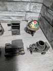 Vintage Pencil Sharpener Miniature Die Cast Metal Lot Of 12 Antique Finished