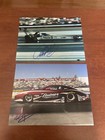 Authentic Autographed 8x10 Lot Of 24 Nhra Photos-anderson  Line  Johnson  Etc