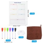 Magnetic Calendar For Fridge  16 x12  Weekly Planners  Colorful