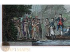 1780 Antique Print     Captain Cook   s Landing At Mallicolo  New Hebrides