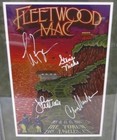 Framed Fleetwood Mac Signed Autographed Coa Stevie Nicks John Christine Lindsey