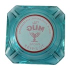 Vintage Clear Glass Marketing Ashtray The Mug San Bernardino California Ca