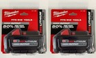 For Milwauk 48-11-1865 6 0 Ah Batteries 18v Xc 18 Volt  High Output 2 Pack M18