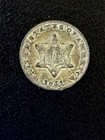 1852 Philadelphia Mint Silver Three Cent Coin Trime