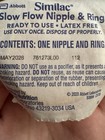New  Similac Infant Nipple And Ring  Lot Of 20latex Free Expires 11 2028