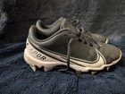 Kids Nike Vapor Black And White Cleats 3y