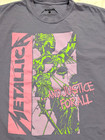 Metallica Womens Xl T-shirt  And Justice For All Womens Pastel Boyfriend Fit