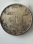 1867-1967 80  Silver Canadian Canada Silver Dollar Goose