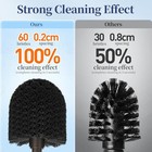  Toilet Bowl Brush Holder Set  Modern Deep Cleaning Bathroom 2 Pack Bronze