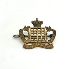 Antique Royal Gloucestershire Hussars Iy Brass Military Badge Original Vintage
