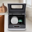 Large Capacity Countertop Dishwasher W 3washing Programs Compact table Top 800w