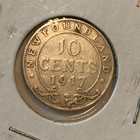 1917-c Newfoundland 10 Cent Silver