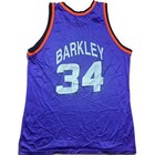 Champion Basketball Jersey Mens L Purple Phoenix Suns Charles Barkley 34 Vintage