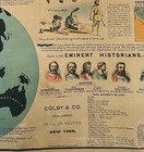 Rare 1881 Sebastian Adams Chronological History Chart Colby   Co  Mechanical