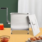Manual Meat Mixer Meat Mixing Machine Free Standing Stainless Steel 9kg 20lbs