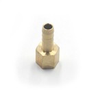 Hfs r  Barb To Female Flare Straight Adapter  Barb X Fsae 3 8 X 3 8 In