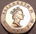 Proof Great Britain 1994 20 Pence super Cameo proofs Are Best Coins free Ship