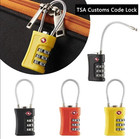 1pc Tsa Approved 3 Digit Combination Lock Travel Luggage Secure - New