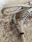 Round Braided Rawhide 7    Contest Barrel Racing Trail Rein New Horse Tack