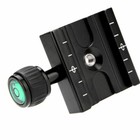 Adapter Plate Square Clamp With Gradienter For Tripod Ball Head Arca Swiss 