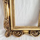 Vintage Ornate Gold Leaf Wood Picture Frame 8  X 10  With Baroque Style Design