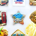 Tropical Cebu Shark Pattern 3d Fridge Magnet Refrigerator Home Resin Souvenir