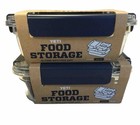 2 Pack Genuine Yeti Medium Navy   Clear Food Storage Container  e7 