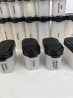 Tupperware Vintage Clear  black Modular Mates Spice Shaker Containers Set Of 20