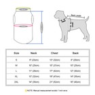 2 Layers Fleece Lined Warm Dog Jacket Winter Puppy Coat Clothes For Small Dogs