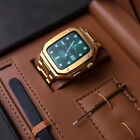 Stainless Steel Strap With Protective Case For Apple Watch Band 44mm Iwatch Band