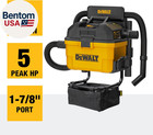 Portable 6 Gallon 5 Horsepower Wall-mounted Garage Wet Dry Vacuum Cleaner Dxv06g