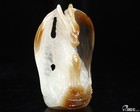 5 2  Premium Brazilian Agate Hand Carved Crystal Dragon Sculpture  Healing