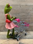 Frog Lady With Shopping Cart Resin Figurine 7  X 6 